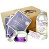 L'Occitane - Lavender Spa Coffret: Relaxing F/Masks 3pcs+ Hand Crm+ Foaming Bath+ Candle - 4pcs
