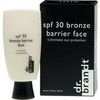 dr. brandt spf 30 bronze barrier face (colorless) sun protection
